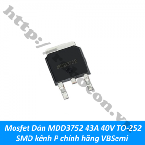  MO34 Mosfet Dán MDD3752 43A 40V TO-252 ...