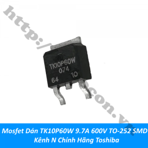  MO35 Mosfet Dán TK10P60W 9.7A 600V TO-252 ...