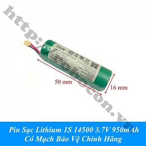  PPKP102 Pin Sạc Lithium 1S 14500 3.7V ...