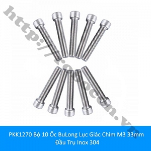 PKK1270 Bộ 10 Ốc BuLong Lục Giác ...