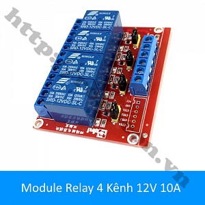  MDL400 Module Relay 4 Kênh 12V 10A   