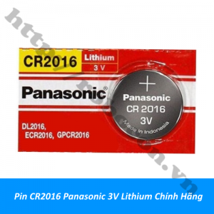  PPKP329 Pin CR2016 Panasonic 3V Lithium Chính Hãng  