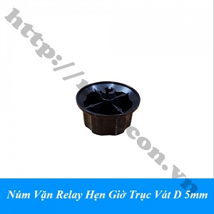 PKK1557 Núm Vặn Relay Hẹn Giờ Trục Vát D 5mm