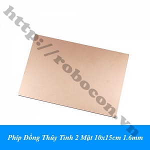 PCB28 Phíp Đồng Thủy Tinh 2 Mặt 10x15cm 1.6mm